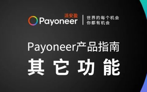 Payoneer派安盈产品指南——货币转换/店铺管理