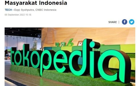 YouGov:Tokopedia位居印尼民众最推荐品牌榜首