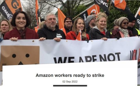 亚马逊英国仓库工人计划罢工
