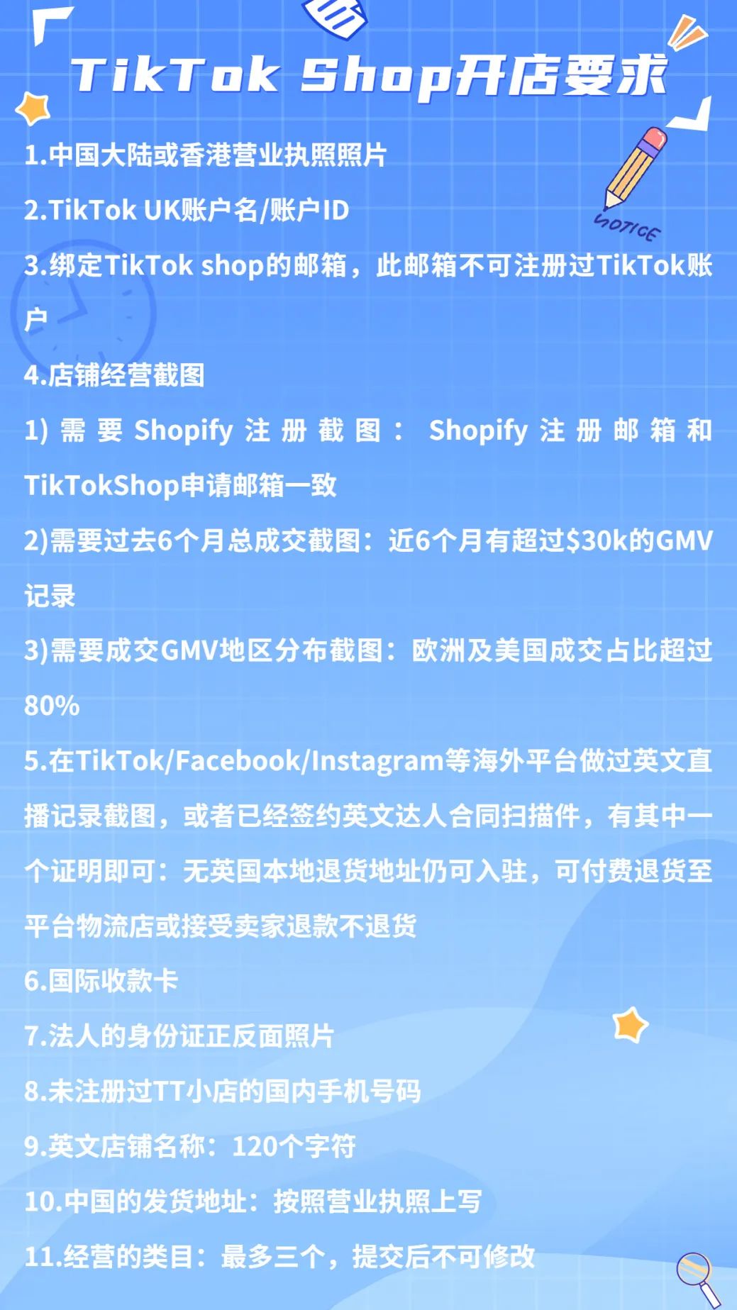 TikTok Shop官网入口,开通TikTok小店入驻条件流程