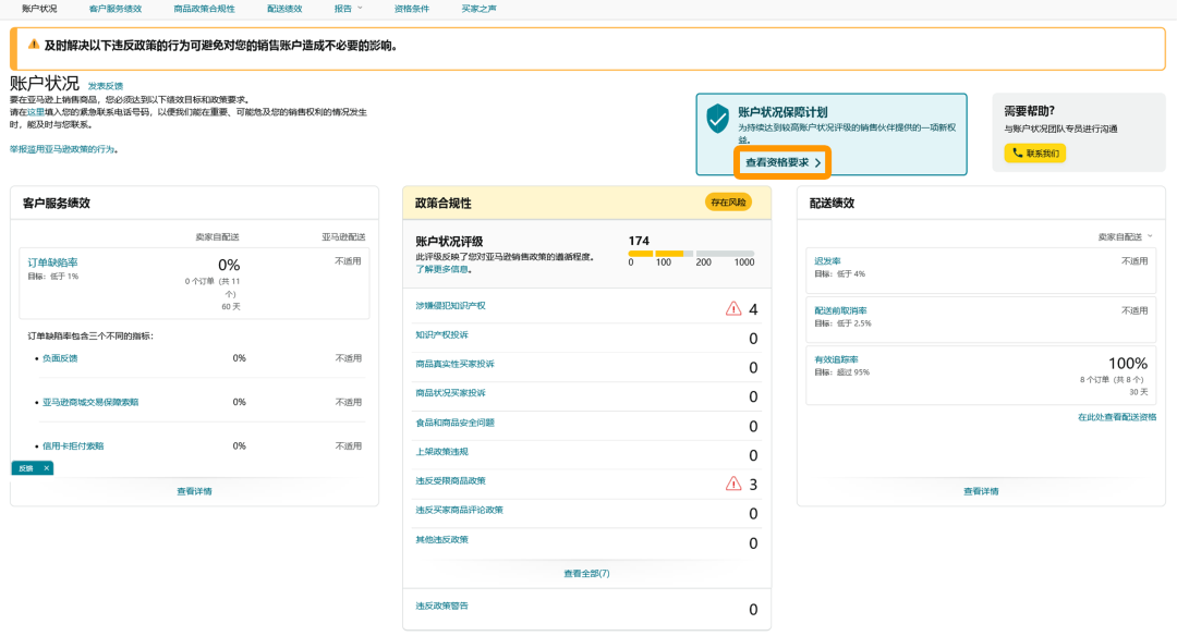 全面解读亚马逊账户状况保障(AHA)计划