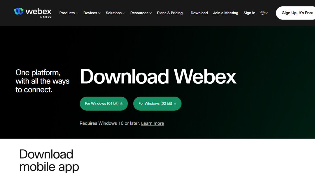 Webex注册下载步骤流程(Webex使用方法教程)