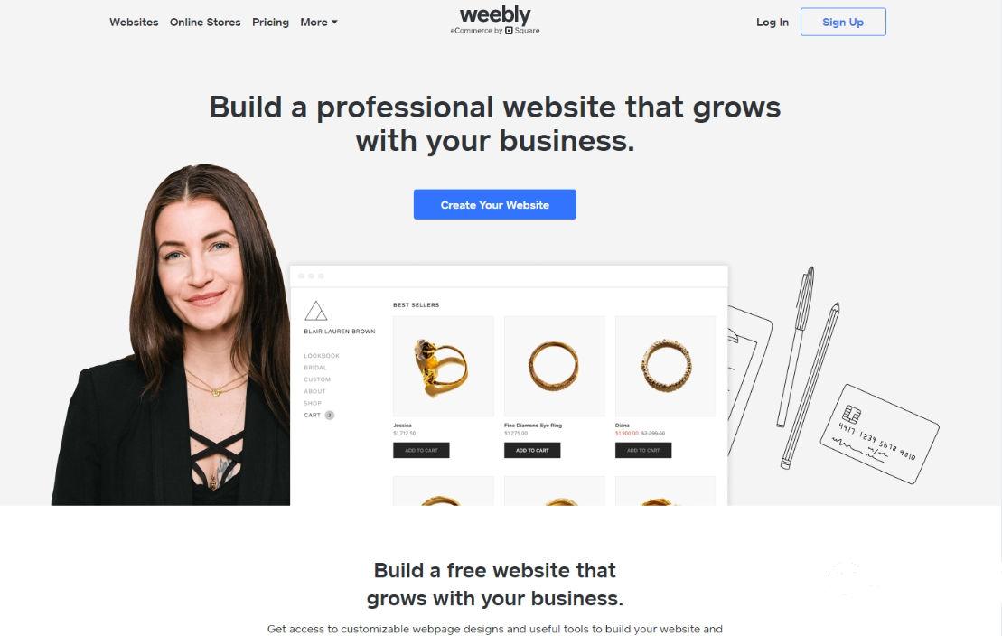 Weebly-免费自助建站平台