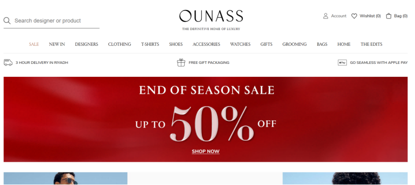 Ounass-中东跨境电商平台