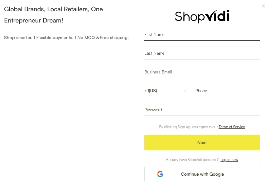 ShopVidi-跨境B2B批发电商平台