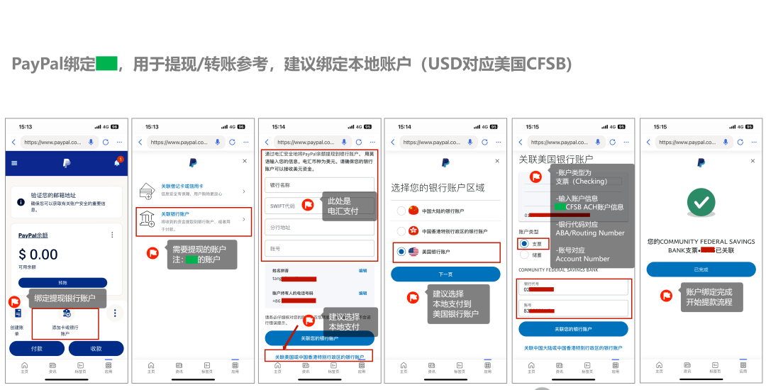 PayPal如何绑定国内银行卡(PayPal提现手续费)