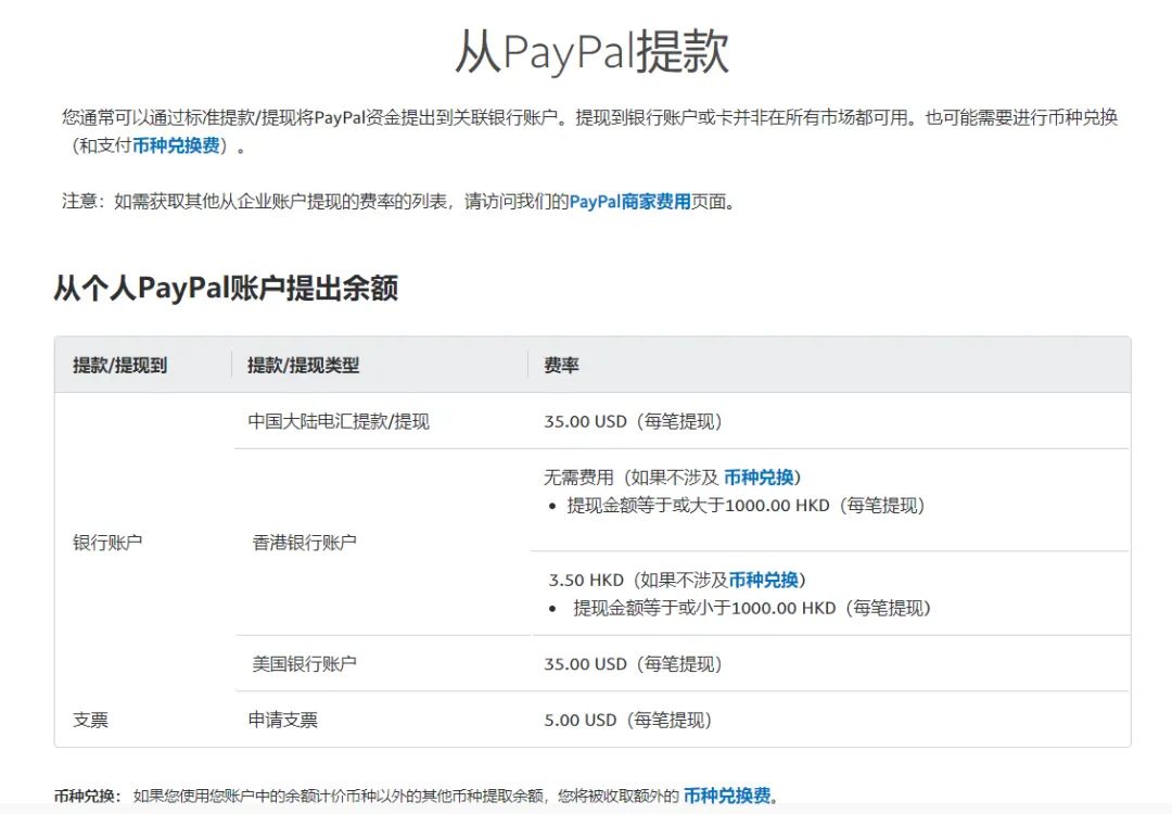 PayPal如何绑定国内银行卡(PayPal提现手续费)