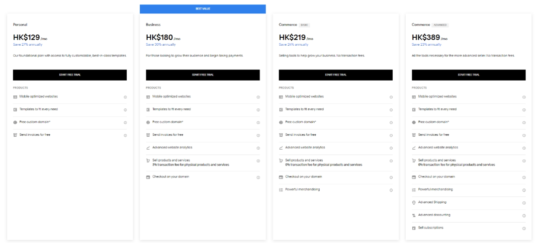 Squarespace网站建设工具(附:收费及使用教程)