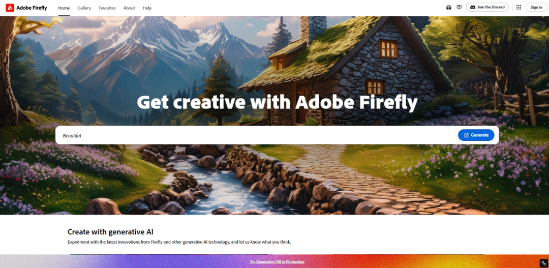 Adobe Firefly-AI绘画图片生成工具