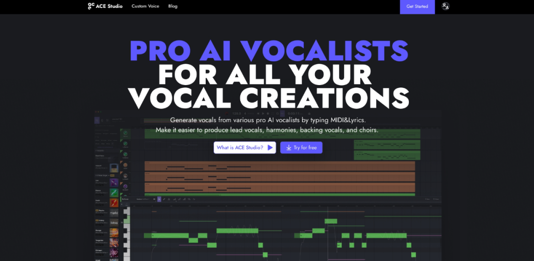 ACE Studio-AI音乐合成工具